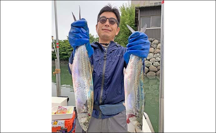 伊勢湾キャスティングゲームでマゴチ＆サワラの2大ターゲット制覇！【三重】潮変わりに連発