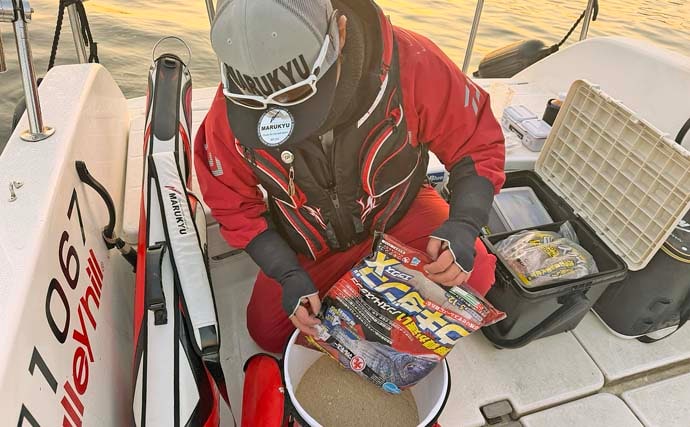 ボートからウキダンゴ釣りで51cm頭に良型クロダイ9匹！【愛知】温排水ポイント狙い撃ち