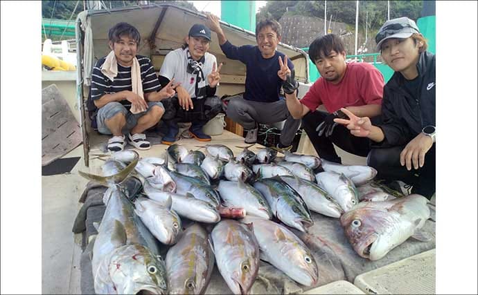 【沖釣り釣果速報】ネリゴ6尾&マダイ2.5kgと快釣!ライトジギング&タイラバで高級魚が連発(長崎・佐賀)