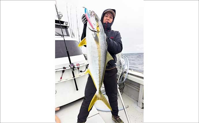 ジギング＆キャスティングでヒラマサ3匹好捕！【長崎・一栄丸】今後はサイズアップに期待