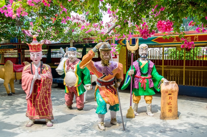 Ling Sen Tong Cave Temple located at Gunung Rapat.