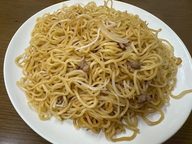 「もやしそば（ダブル）」（690円）