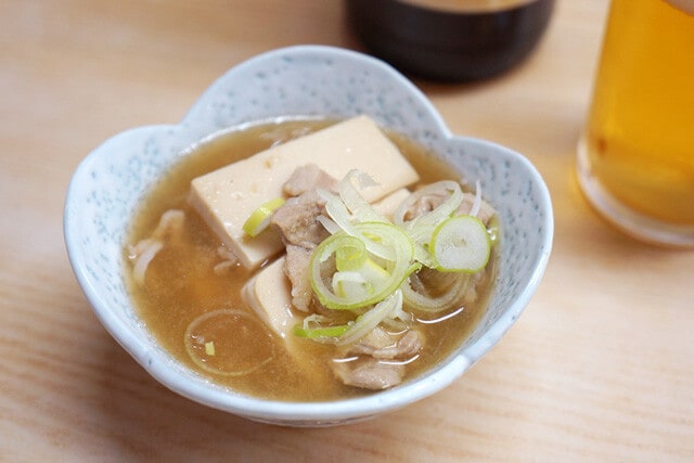 「肉どうふ（小）」（200円）  
