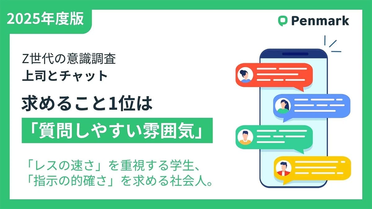 Z世代が上司とのチャットで「まず求めること」は?意外な本音に職場も驚きの画像1