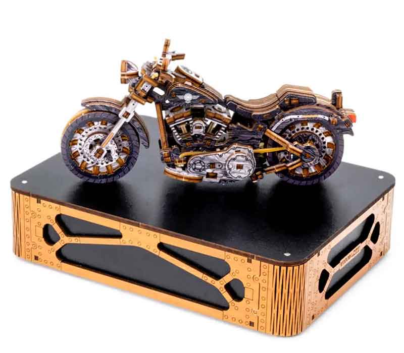 精巧ギミックで走る木製 Vツインバイク！「Cruiser V-Twin」がMakuakeに登場（動画あり） 記事5