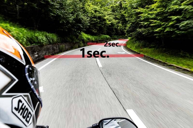 今日から使えるライディングテクニック実践講座【最新版 スマテク2.0】6.ワインディング攻略(1)目線ワーク(動画あり) 03