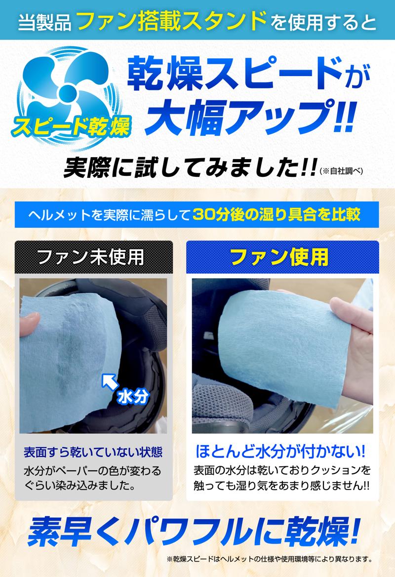 【2倍以上の速乾力】梅雨・湿気から解放、毎日フレッシュな高機能「ヘルメットスタンド」