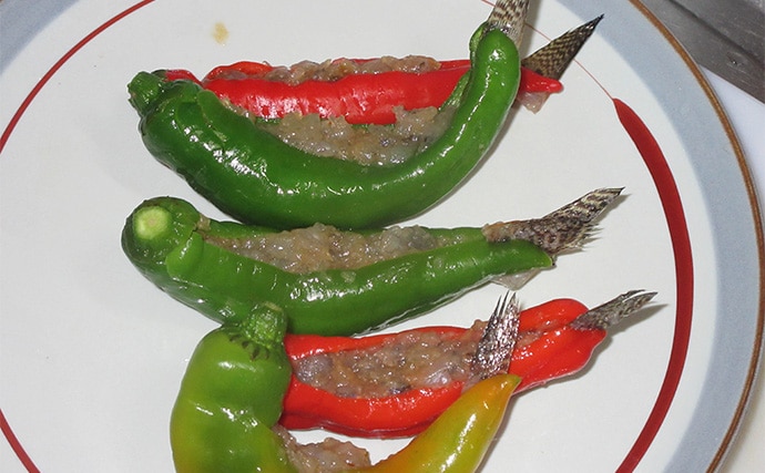 ハゼと万願寺とうがらしの炒め物　定番レシピに飽きたらお試しを