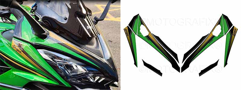 モトグラフィックスの Ninja1100SX（25/26）用ボディパッド4種がネクサスから発売！ 記事2