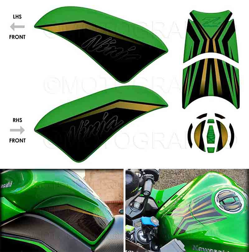 モトグラフィックスの Ninja1100SX（25/26）用ボディパッド4種がネクサスから発売！ 記事3