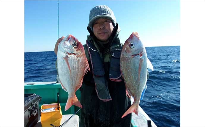 「トップ規定数50尾到達！」片貝沖のハナダイ釣りで良型主体に入れ食いタイム満喫【千葉】