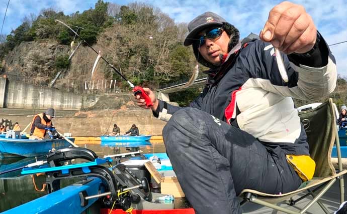 今季絶好調の入鹿池ボートワカサギ釣りで1000匹突破！【愛知】取水塔前が入れ食い