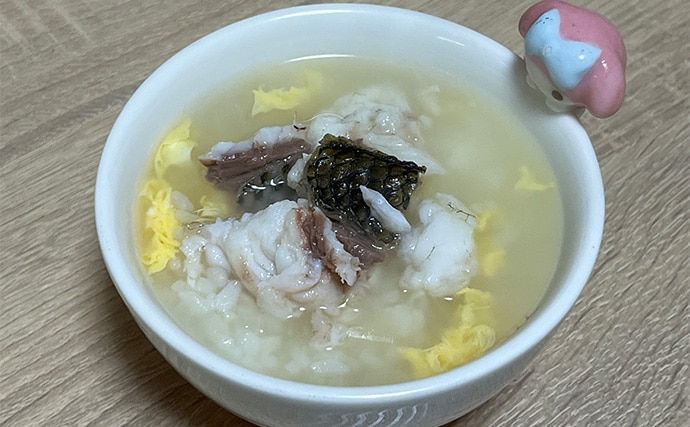 初めて釣った良型キビレで作る「鯛雑炊」レシピ　頑張って作ったのに味がしない？