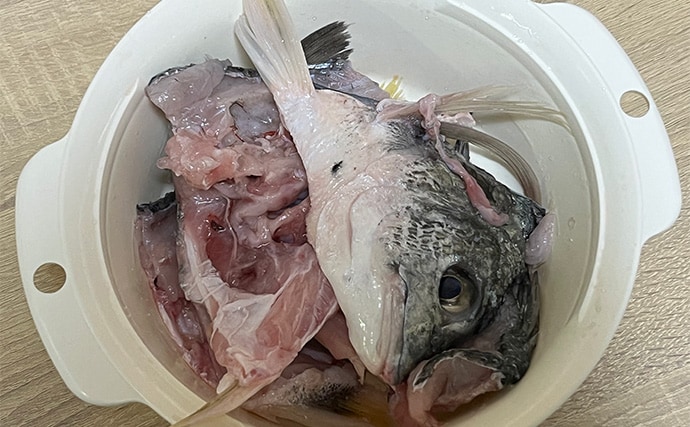 初めて釣った良型キビレで作る「鯛雑炊」レシピ　頑張って作ったのに味がしない？