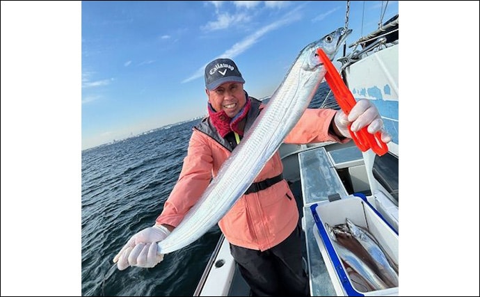 関東エリアの【船釣り特選釣果】ヤリイカ本格化　多点掛け連発で船中トップ48匹