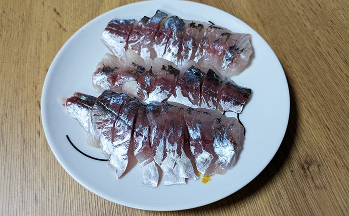 「ニューロッドでアジ連発！」 アジングで25cm筆頭に40匹超え【和歌山・中紀】