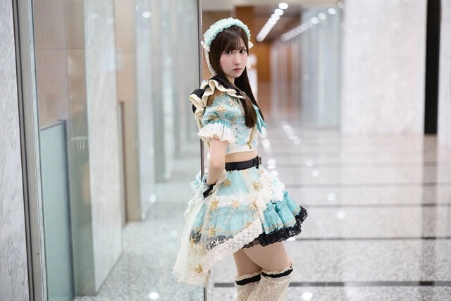 こんなに細いのに大食い、ミントグリーン担当・前垣さら