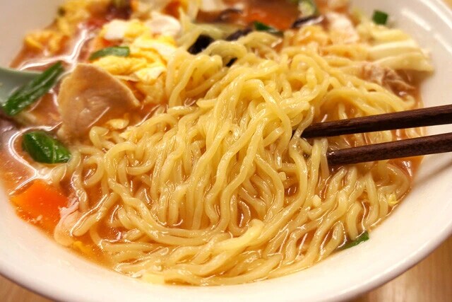 たっぷりの麺