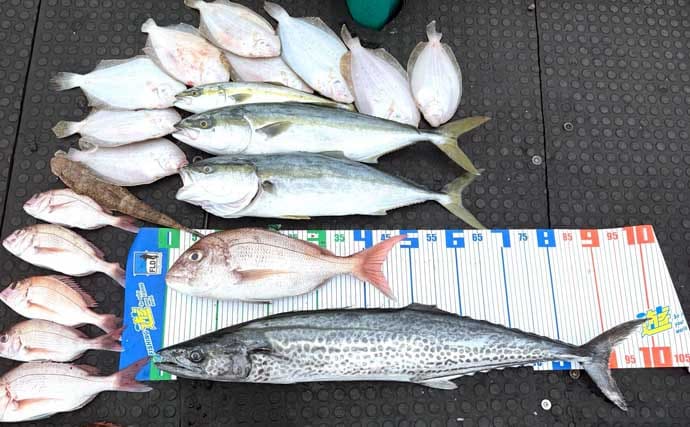 【沖のルアー釣果速報】鳥羽沖のキャスティングゲームでサワラ93cm含む青物が大連発！（三重）