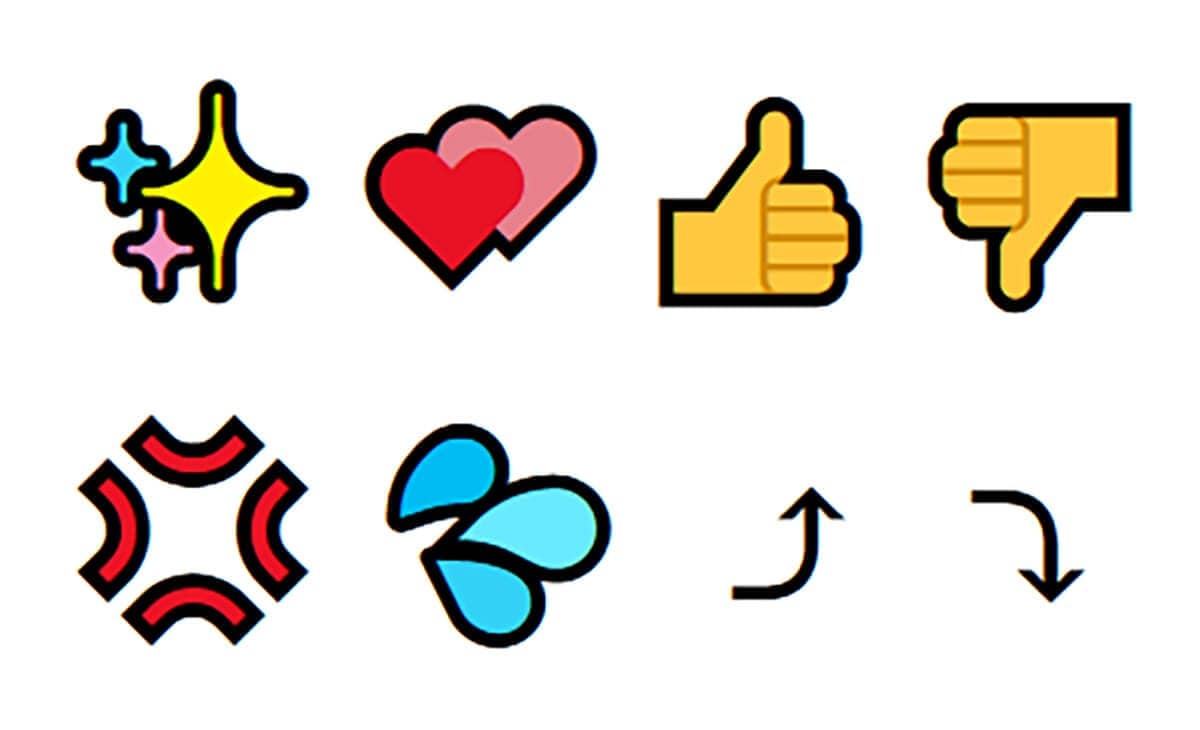 【1】キラキラ&ハートの絵文字を多用する