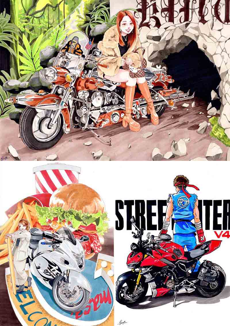 イラストレーター RYUTA・T氏の展示会「TOURING at MIYAGASE」がユナイテッドカフェ宮ヶ瀬で7/9~21まで開催 記事2