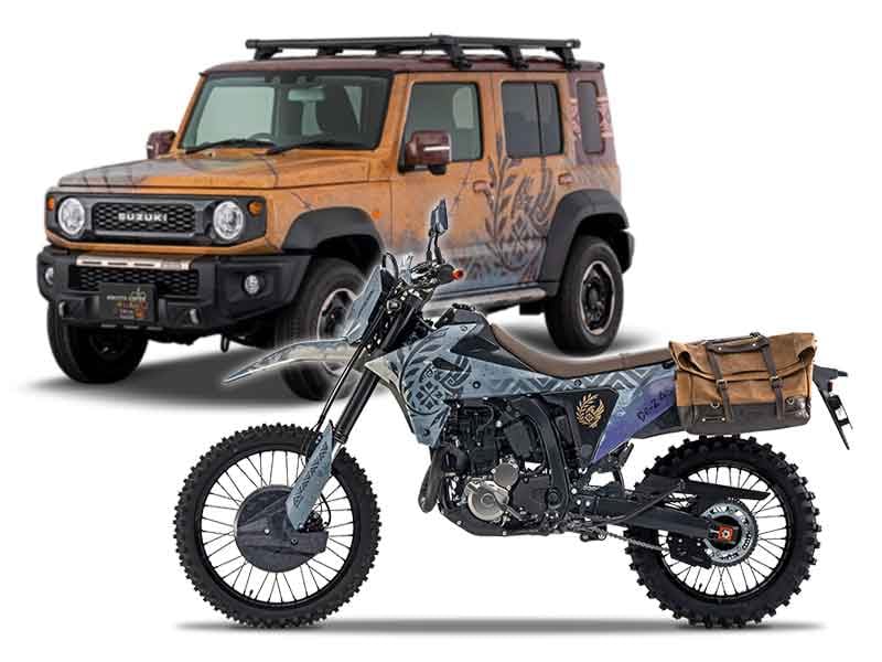 【スズキ】モンハンコラボラッピング車両「DR-Z4S」を2/22開催のモンスターハンターフェスタ’26に出展 メイン
