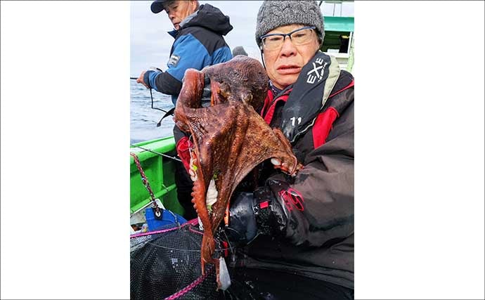 「3〜5kg級の大ダコ続出！」日立沖のマダコ釣りは速潮対応のシンプル仕掛けが鍵【茨城】