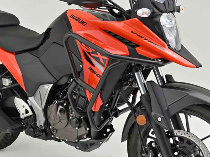 デイトナから Vストローム250SX(’23)用「パイプエンジンガード Upper/Lower」が発売! メイン