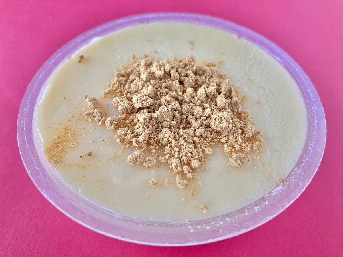 もちもち食感ときな粉が斬新！！【ローソン】和菓子のような新作プリン