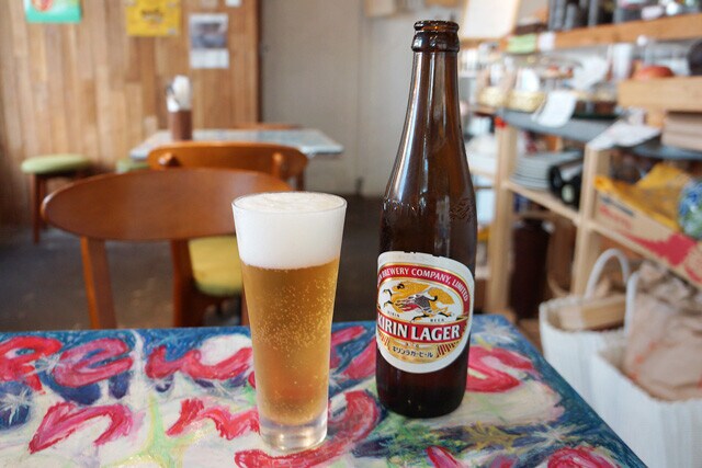 「キリンラガービール 小瓶」（550円）