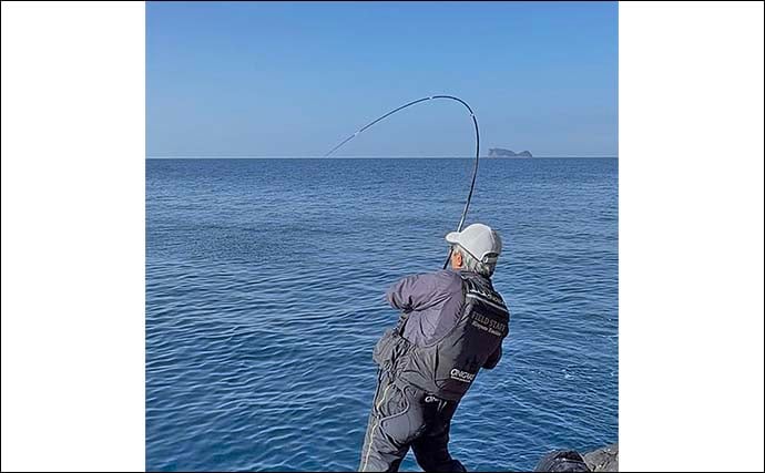 「磯フカセ釣りで95cmヒラマサ獲った！」竿が破損しながらも渾身のファイト【長崎】