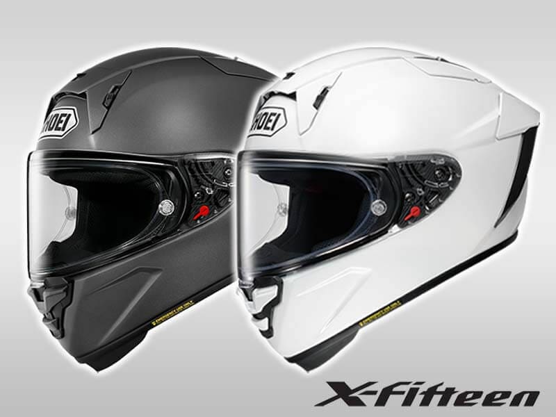 ショウエイのレーシングフルフェイス「X-Fifteen」に新色登場! マットスレートグレー&ルミナスホワイトが3月発売 メイン