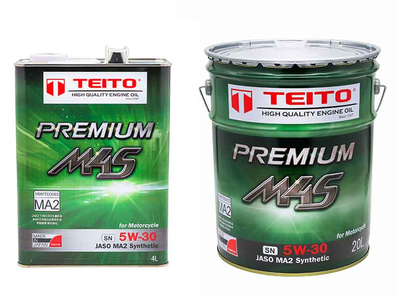 TEITO のエンジンオイル「2輪4サイクルガソリンエンジンオイル」に粘度 5W-30 が新登場! メイン