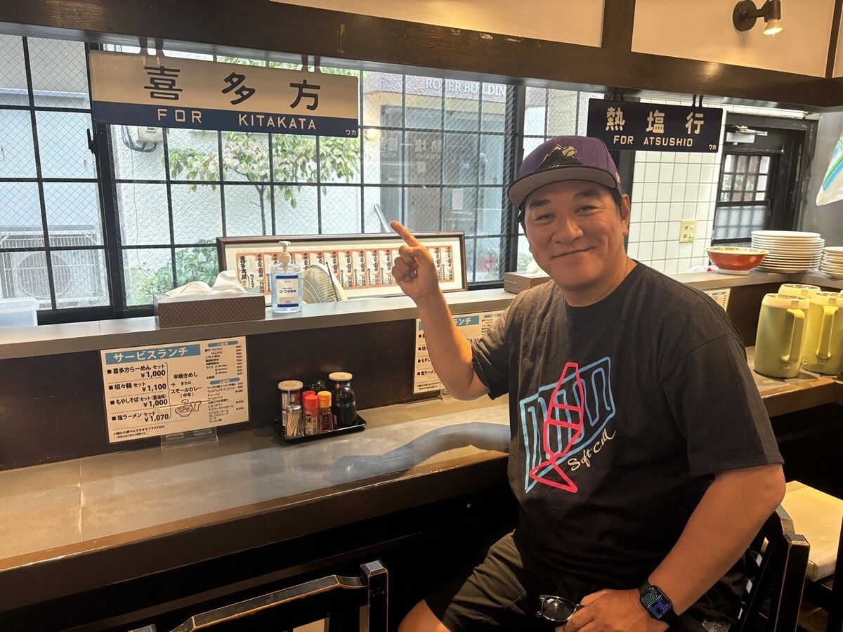 今回は喜多方ラーメンを東京で初めて出した店へ