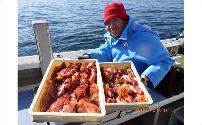 【沖釣り釣果速報】底物五目でアマダイ・オニカサゴ好調！各地でヒラメ＆コウイカも上向き（愛知・静岡）