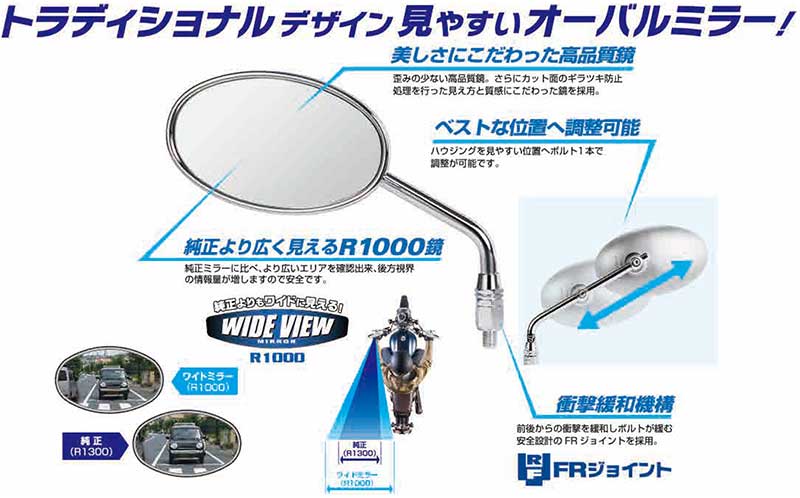 タナックスからミラー新製品9種が発売! 46works 中嶋志朗氏デザインモデルも登場 記事9