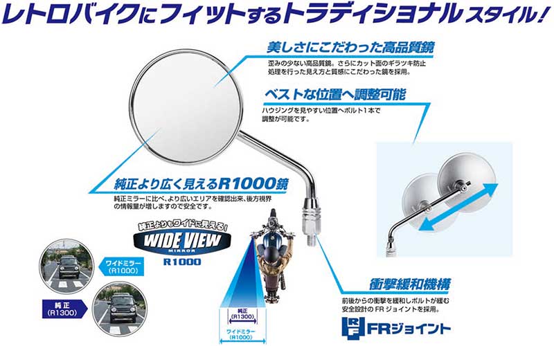 タナックスからミラー新製品9種が発売! 46works 中嶋志朗氏デザインモデルも登場 記事5