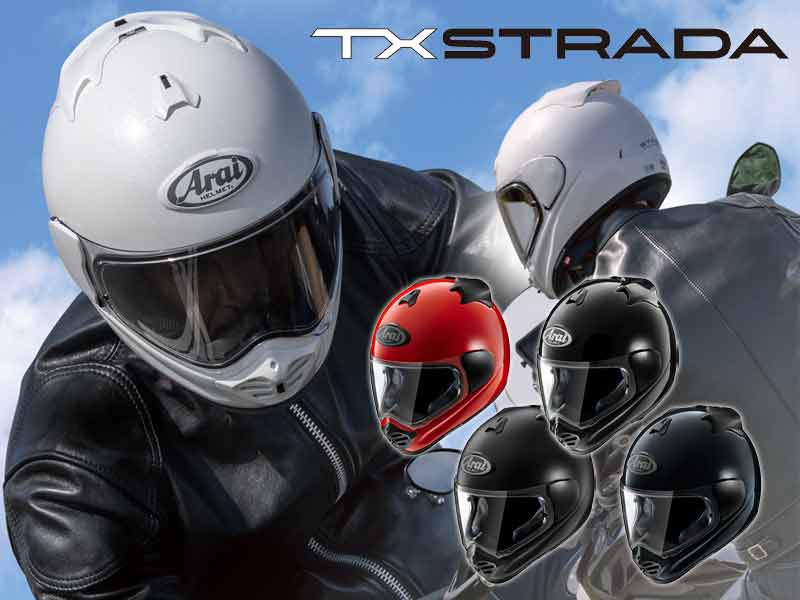 ツアークロスV のストリートモデル「TX-STRADA/TXストラーダ」がアライヘルメットから7月下旬発売! メイン