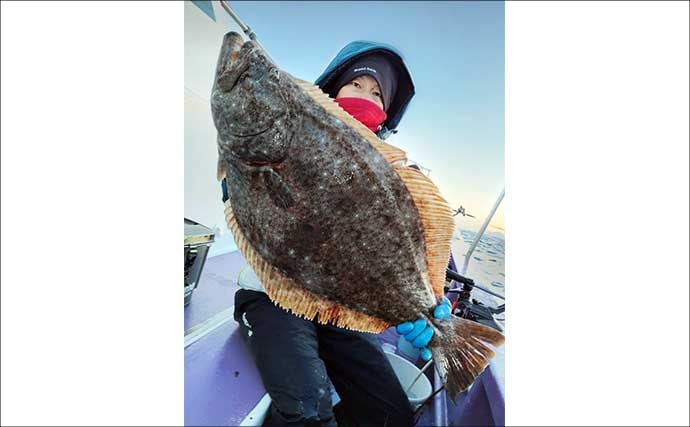 船泳がせ釣りで4kg超大型ヒラメが次々浮上！【千葉・大原】イワシ接岸でチャンス拡大中