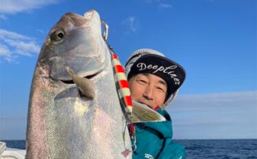 御前崎沖ジギングでカンパチ連発!【静岡】潮緩でも重いジグが的中