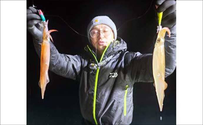 【沖のルアー釣果速報】ヤリイカ半夜便で船中トップ30匹も！三重沖イカメタルが好調（三重）