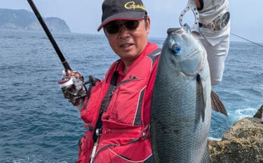 人気沖磯でフカセ・エギング・ロックゲームの欲張り釣行【大分】本命3魚種と対面成功