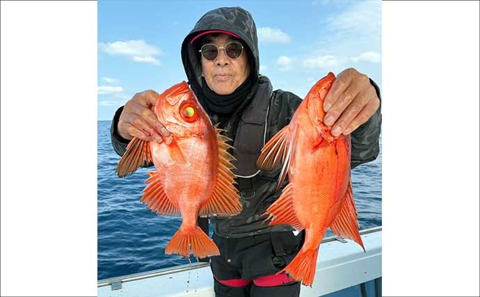 良型チカメキントキでクーラー満タン！沖五目釣りが好調キープ【船釣り最新情報・福岡】