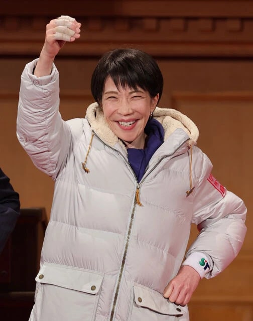 1月23日に衆議院の解散を表明した高市早苗首相。真冬の選挙戦となり、街頭演説ではコート姿で臨んだ