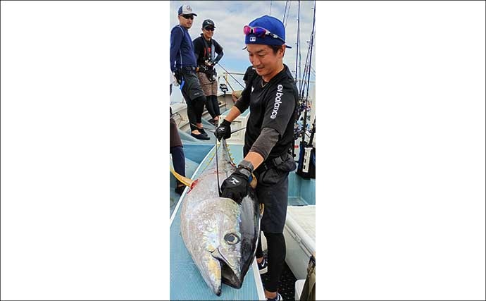 「今季最大61.3kg級も浮上!」相模湾のキハダ&カツオ釣りで特大キハダマグロ好捕【神奈川】