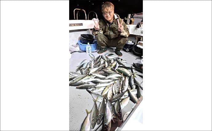 【沖のルアー釣果速報】ティップランでアオリイカ船中23匹！サオ頭は7匹をマーク（三重）