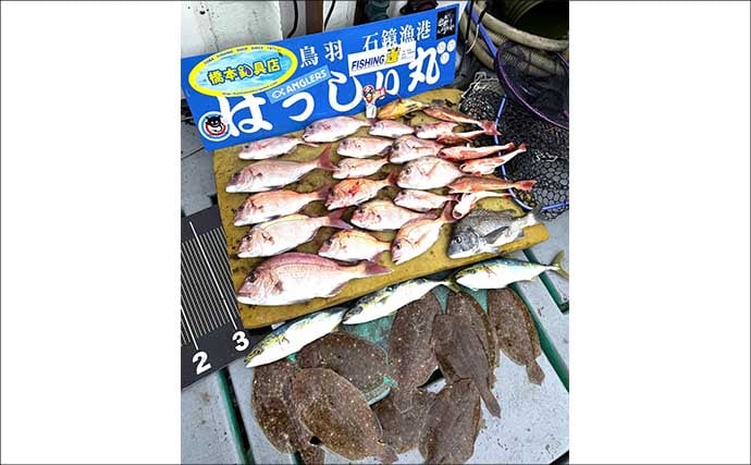 【沖のルアー釣果速報】ティップランでアオリイカ船中23匹！サオ頭は7匹をマーク（三重）
