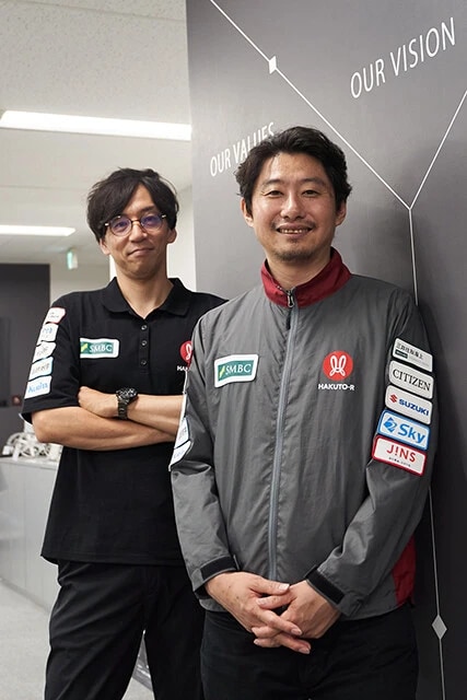 （左から）ispaceCTO（最高技術責任者）・氏家 亮氏、ispace代表取締役CEO&Founder・袴田武史氏