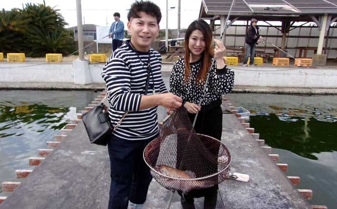 陸上型海水釣り堀で子供の笑顔弾ける！【千葉】シケ知らずで釣果も安定