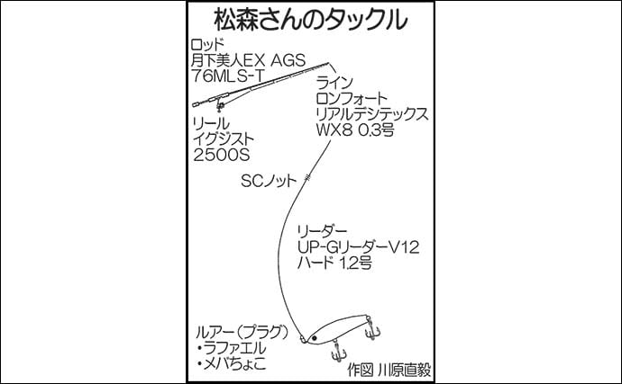 周防大島のメバリングで25cm級メバル的中！【山口】本流の潮ヨレ攻略が決め手